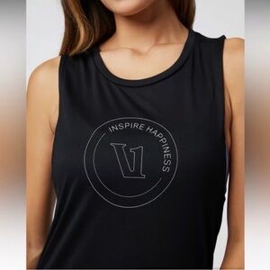 black Vuori "Inspire Happiness" tank top women”s large